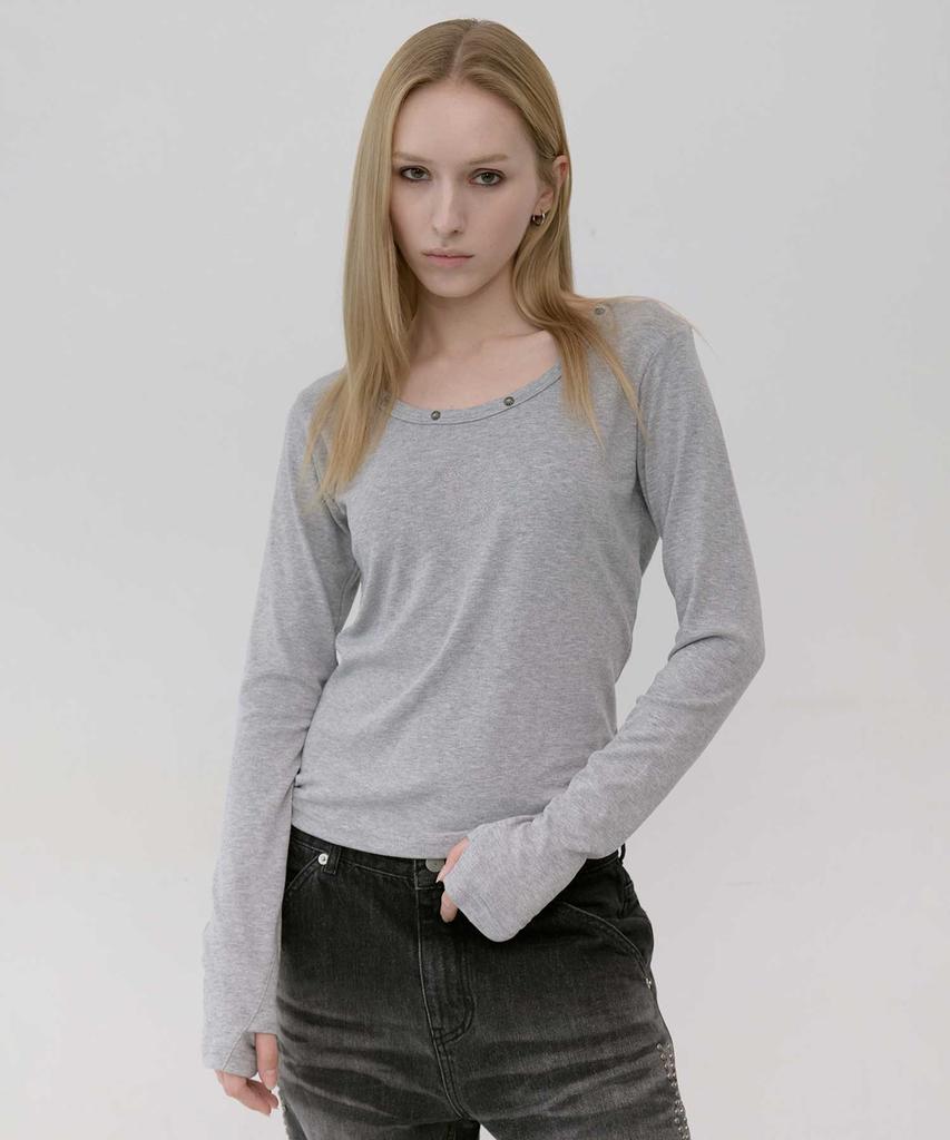 LEKIM Lwe U-Neck Long Sleeve (Gray)