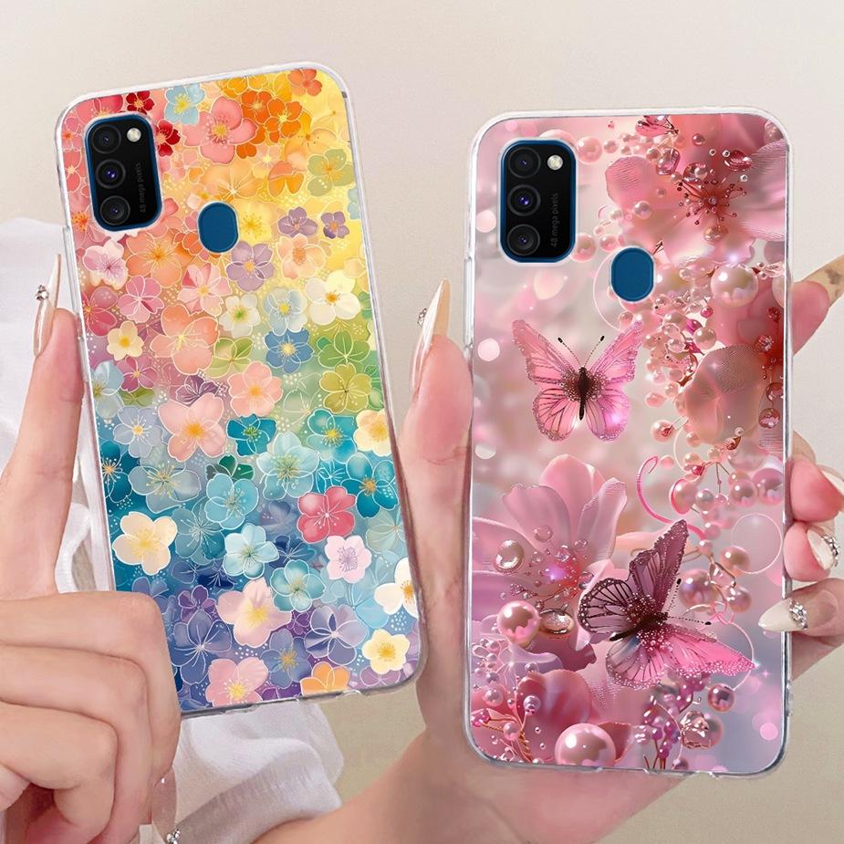 For Samsung Galaxy M21 Case SM-M215F New Fashion Painted Cover Soft Silicone Case For Samsung M21 2021 M 30 s Galaxy M30s Fundas