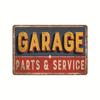 2024 American-Style Industrial Auto Repair Tin Sign - Frameless Decorative Wall Art