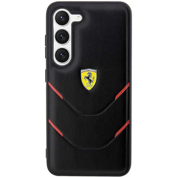 Etui Do Samsung Galaxy S23 Ferrari Hardcase Hot Stamp Czarne