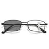 2026 New Business HD Photochromic Men's Reading Glasses Ultra Light Neutral Progressive Multifocus Anti Blue Light Glasses