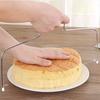 Stainless Steel Cake Layer Divider, Cake Slicer, Dual-Line Cutting, Adjustable Thickness, Bread Divider, Baking Tool