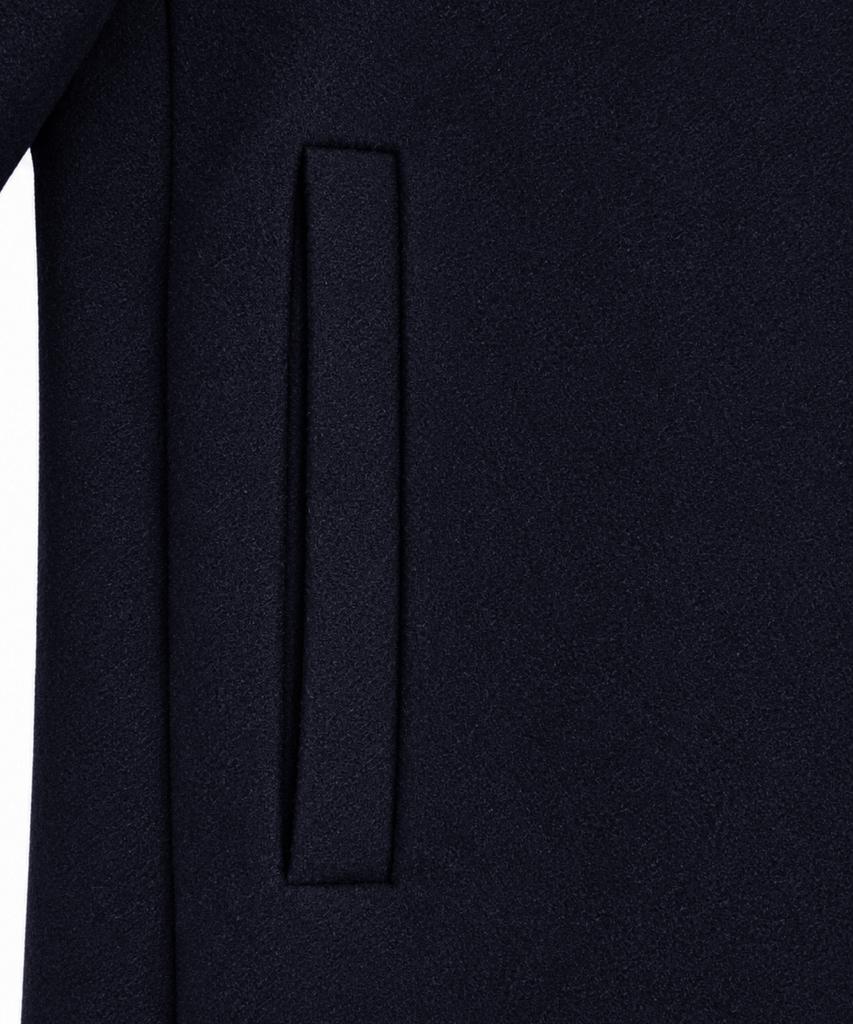 GRAYBLVD Lowell Woolblend Single Long Coat (Navy)