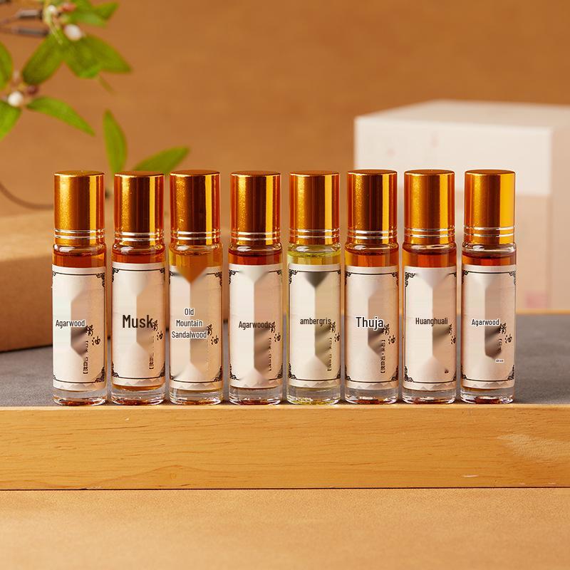 Qinan Agarwood & Sandalwood Aromatherapy Oil - Long-lasting Huanghuali Fragrance