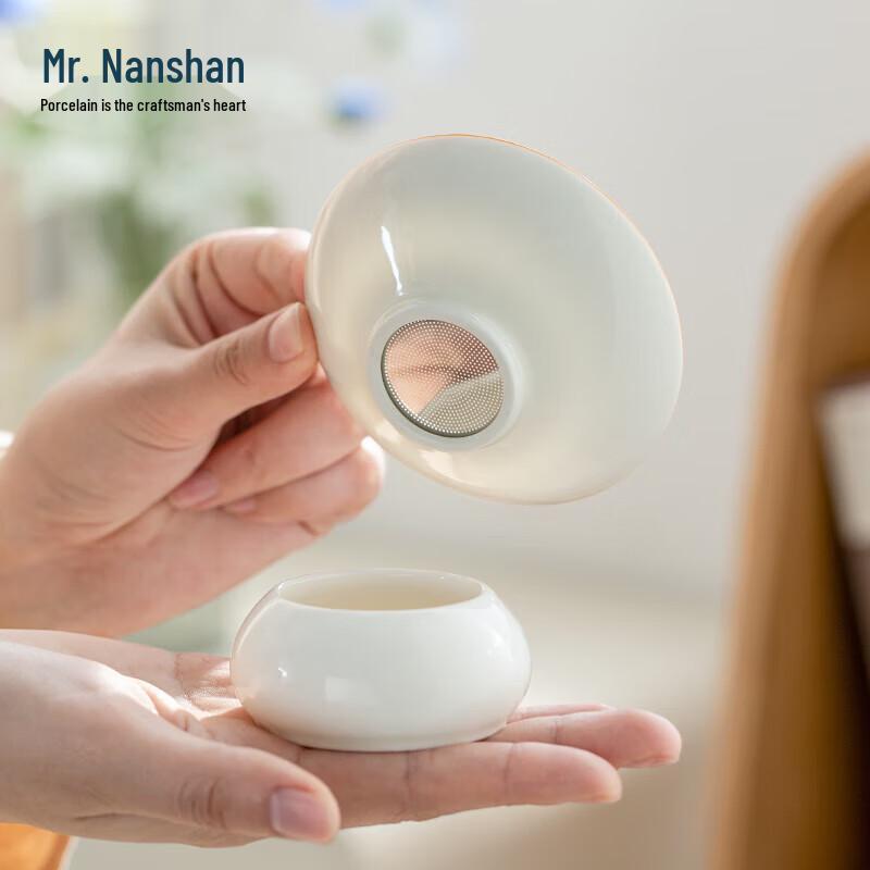 Gongfu Tea Ceramic Split Tea Strainer