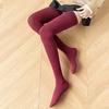 1 Pair 80cm Japanese Style Solid Color High Elasticity Non-slip Silicone Thigh Stockings Autumn Winter Women Over Knee Socks