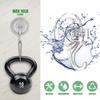 4 Packs Suction Cup Hooks for Shower, Large Clear Heavy Duty Suction Cup Hooks, Wreath Hangers