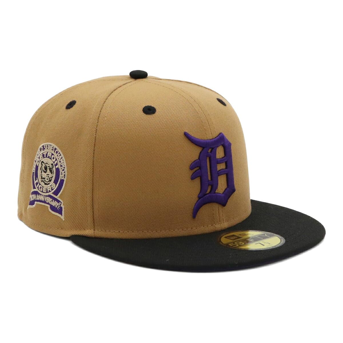 

Кепка New Era 59FIFTY 70931466 NER36C6743 MLB Detroit Tigers DET Коричневая 7 БОКОВОЙ ПАТЧ ПОД КОЗЫРЬКОМ Специальный заказ шляпа Gokyu Fifty 5950 Боковой патч