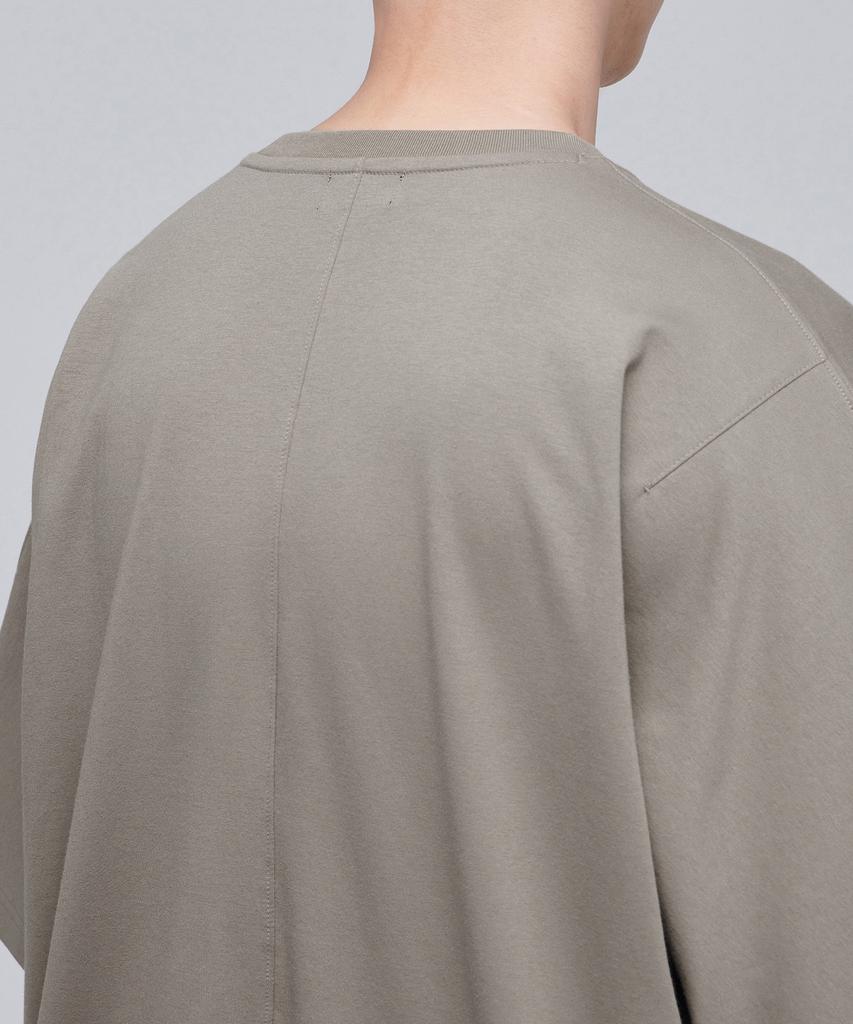 MUSINSA STANDARD Ponte Dolman Sleeve Oversized T-Shirt [Dusty Beige]