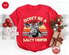 Funny Cow TShirt Dont Be A Salty Heifer Farm Humor Tee