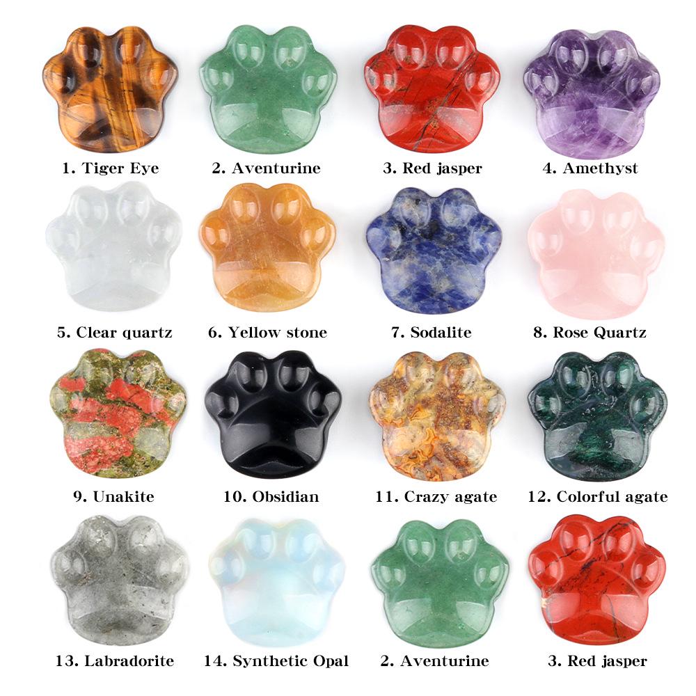 Ametystowe Rzeźbione Kot i Łapa Niedźwiedzia Kryształowe Ozdoby