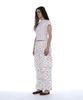 PARTIMENTO WOMEN Floral Print Short Sleeve Tee_White