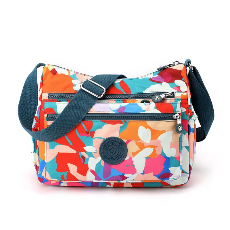 Trendy Women's Water-Repellent Nylon Crossbody Bag