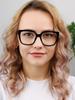 Customizable Anti Blue Light Reading Glasses Women Photochromic Lenses for Women Fashion Myopia Sunglasses Women Accessory +1 2
