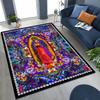 HD Faith Virgin Mary Jesus Blessed Rug Carpet for Bedroom Living Room Sofa Home Doormat Decor,Kids Play Non-slip Floor Mat