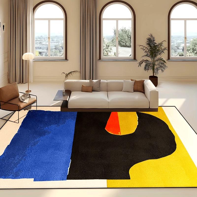Large Area Carpet Creative Minimalist Style, Soft Washable, for Various Places Such As Living Rooms, Office, Bedrooms Home Decor