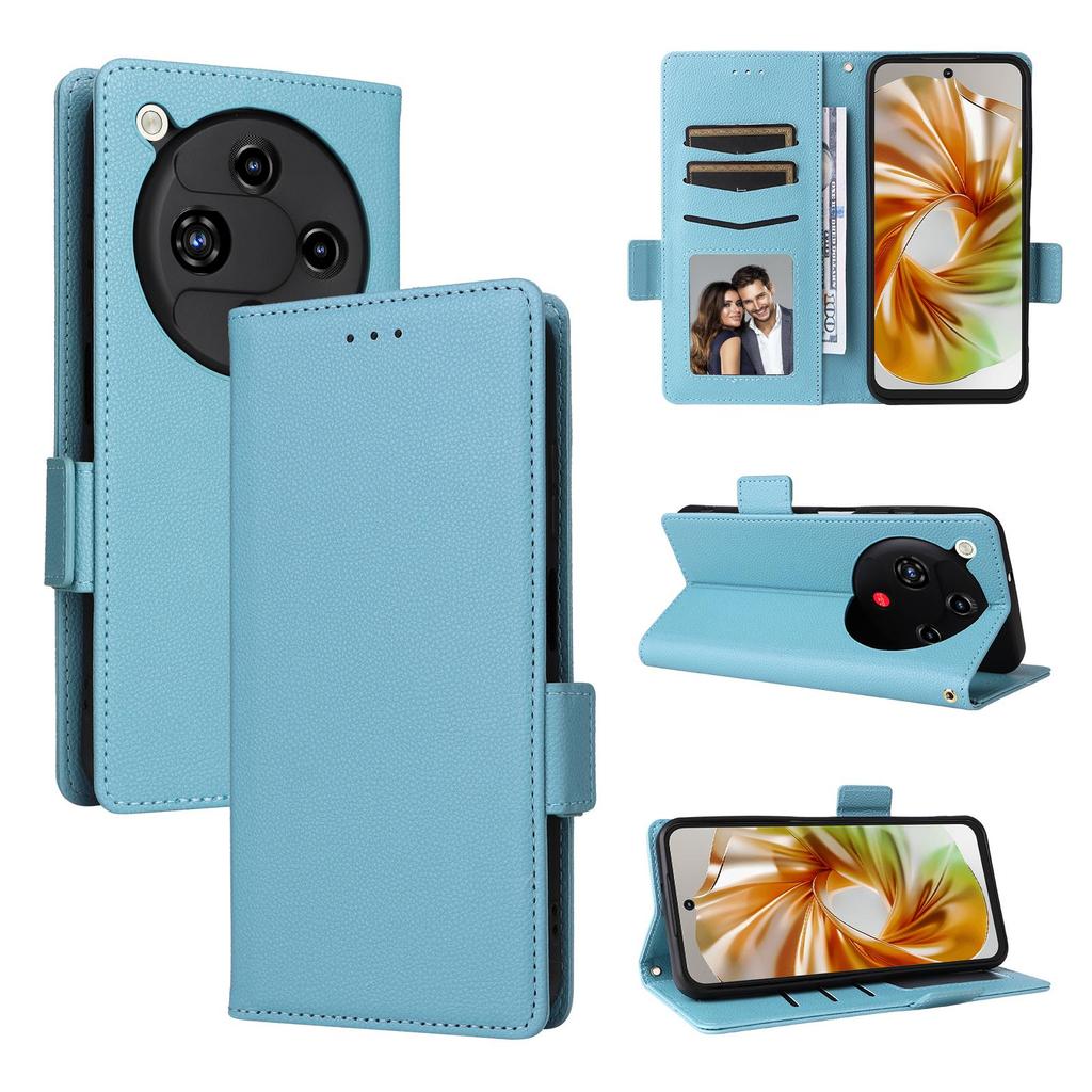 Flip Cover für ZTE nubia Focus 2 PU-Leder Ganzkörperschutz [RFID-Blockierung] Handyhüllen Brieftaschenhülle