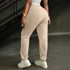 Women's Color Casual Joggers with Elastic Waist and Drawstring, Pockets