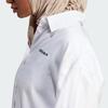 Adidas Originals Trefoil 3-Stripes Oversized Long Sleeve Shirt Women Tops White IR9790