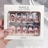 Fashion Nail Handworn Delicate Rhinestones Classic Detachable Nail Patch Style