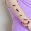 54pcs Temporary Tattoo Stickers Waterproof Long Lasting Body Stickers Cute Insect Body Art Arm Fake Tattoos for Women Men