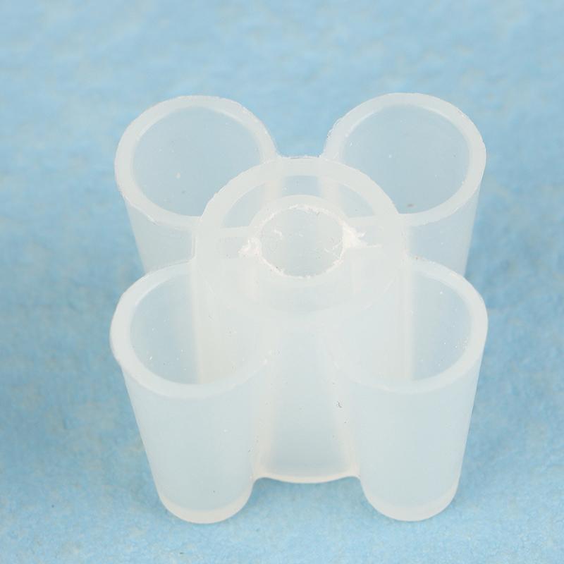 4/8/12 Pezzi Adattatore Filo Macchina da Cucire Porta Bobina in Plastica Supporto per Bobine da Ricamo Accessori per Cucito