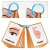 Early Learning Word Card Interactive Vocabulary Building Flash Cards Children Learning English Vocabulary Cards 11x8cm