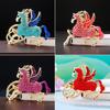 Rhinestone Flying Horse Charm Pendant Keychain For Women Zodiac Animal Casual Handbag Purse Keyring Bag Accessories Gifts