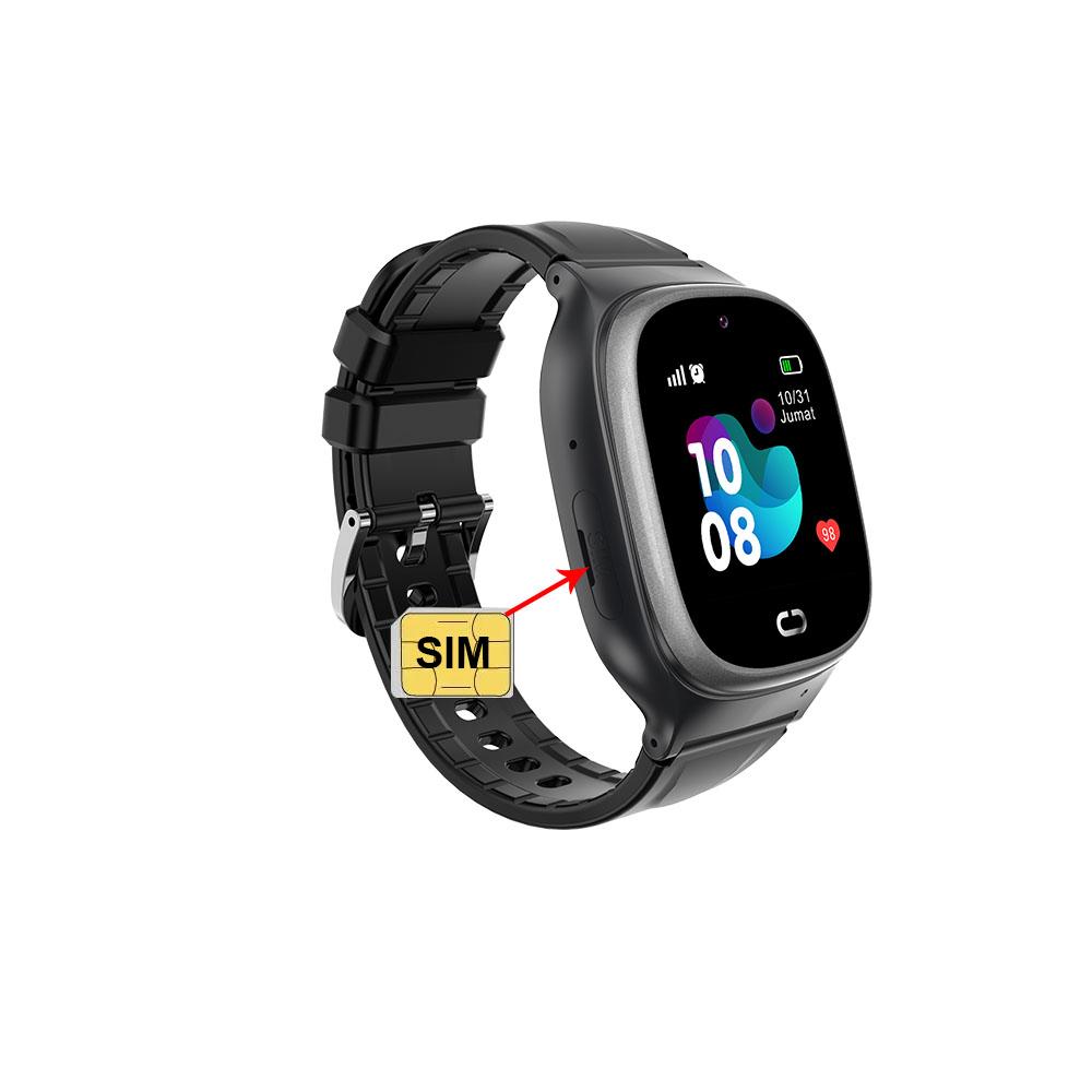 Waterproof Kids Smart Watch with SIM Card Holder Time and Date Setting Location Tracking Two-way Calling Phone Watch Children D05/DG5 чёрный