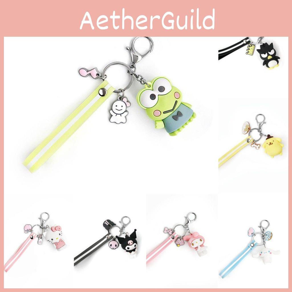 Sanrio Cute Silicone Key Chain Melody Bag Pendant Accessory