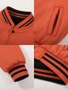 MYJAJAYI Wendbare Blouson Baseball- oder Sukajan-Jacke für Orange und Größe und Winter Kinderjacke, Jacke, Jungen, Unisex, Schwarz, 10, Frühling, Herbst,
