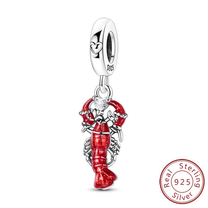 New Copper Charms Luminous Whale Turtle Bear Charm Beads For Original Bracelet Pendant Women Girl Diy Jewelry Gift