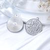 Luxury European & American Retro Roman Coin Charm Pendant for DIY Bracelets & Necklaces - Stainless Steel Jewelry Accessory
