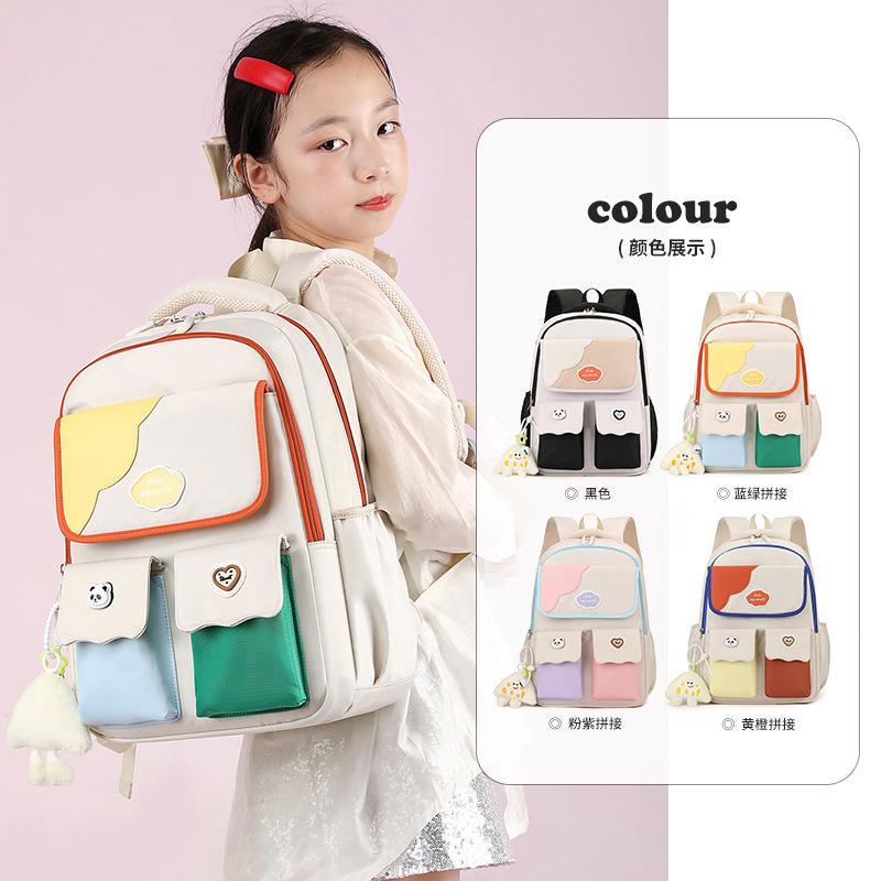 School BagsNew cute ins style high-value backpack cute female student commuting primary school students 1st-3rd grade backpack