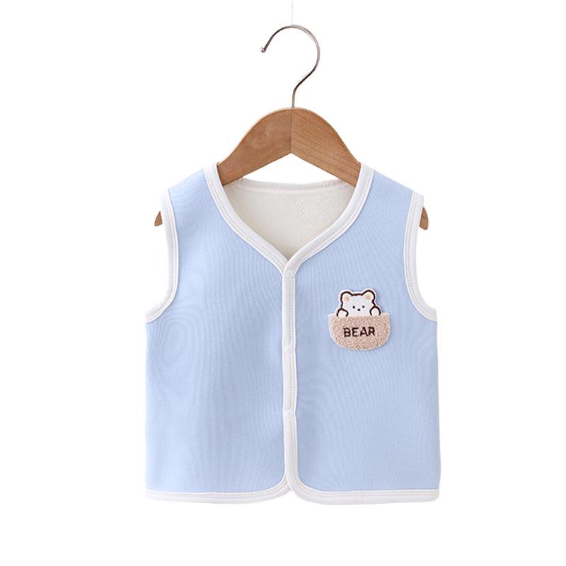 Super Soft German Velvet Infant & Toddler Vest - Warm Fleece Camisole for Spring & Autumn