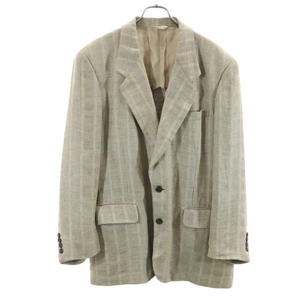 GIVENCHY linen tailored jacket L Brown Men's Used