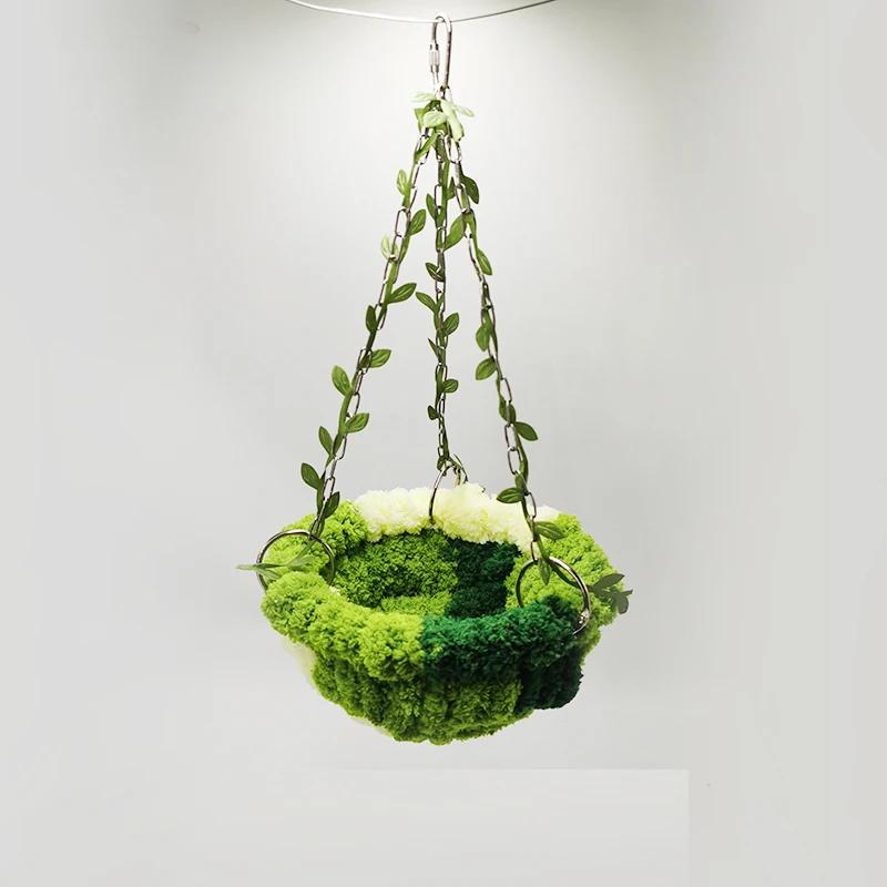 Parrot Jungle Hammock Swing Cockatiel Budgie Lovebird Rest Play Nest Metal Toy