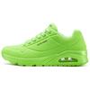 Uno Fabric Synthetic Leather Air Cushion Retro Running Shoes Men Sneakers Green 52458-LMGN