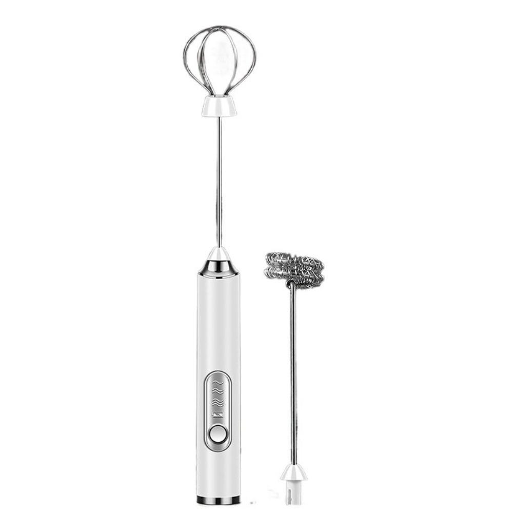 Handheld Electric Milk Frother 3 Gear Speed Foam Mixer Portable Egg Beater  Cream