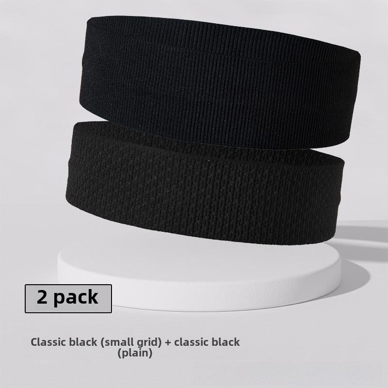 Diadema bordada unisex que absorbe el sudor para deportes, running, fitness y yoga.