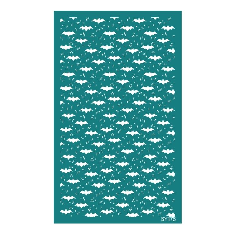 Halloween Themed Silkscreen Print Stencils for Clay Earrings Jewelry Making, Printing on Clay, Fabric