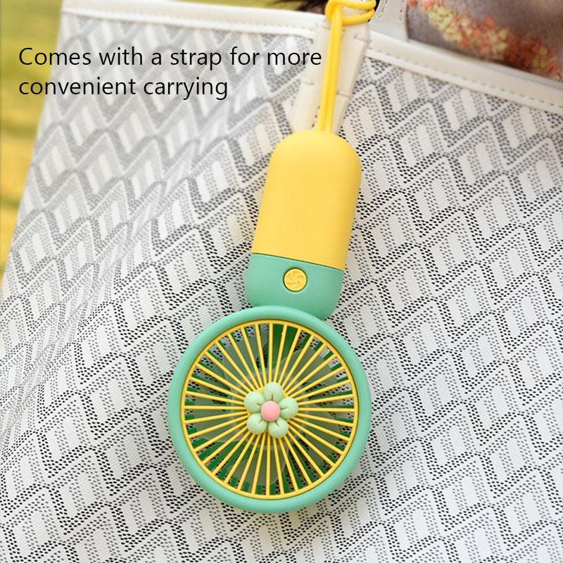 Mini Portable Fans Handheld USB Rechargeable Fan Air Cooler Outdoor Travel Hand Fans Ventilation Fan Portable Fan