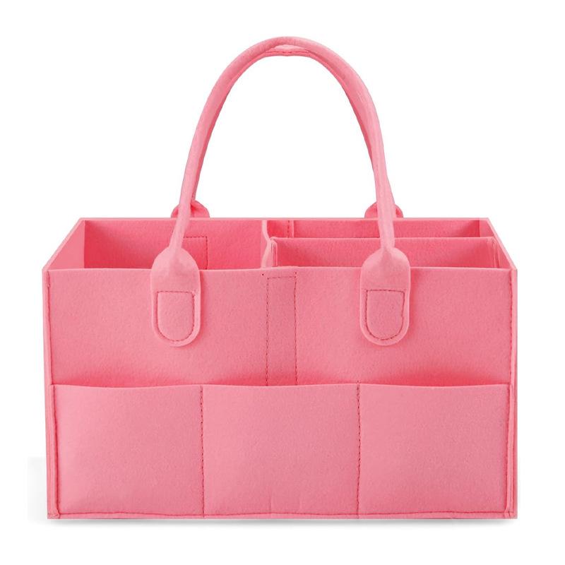 

Foldable Felt Diaper Bag for Travel - Mommy s Outing Essential 33x23x18 cm