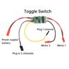 Dual Channel Bidirectional ESC Brushed Electric Speed Controller RC Model Ship Tank Tracked Vehicle 2S 3S Lithium Battery 5A