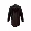 European and American Autumn/Winter Women's Casual Long Hooded Wool Coat