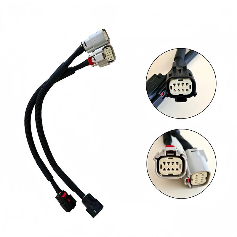 2PCS 8 Pins Rear Tail Light 4388140 Self-disconnecting Wiring Harness 1940131 1831334 For Ford Transit Mk8