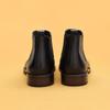 [VIP Exclusive] Men's Black Genuine Leather Martin Boots - Pointed Toe, British Style, Business Casual, High Top Winter Boots