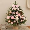 Christmas Tree Christmas Decorations Indoor Arbol De Navidad Con Luces Small Christmas Tree with Lights Warm Wooden Base for Christmas Decor Home