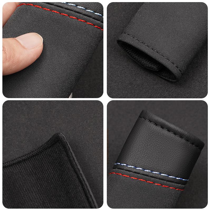 Leather Car Roof Pull Gloves Door Handle Protector Accessories For Mini Cooper One JCW F54 F55 F56 F57 F60 R53 R55 R56 R57 R58 rdxzk11