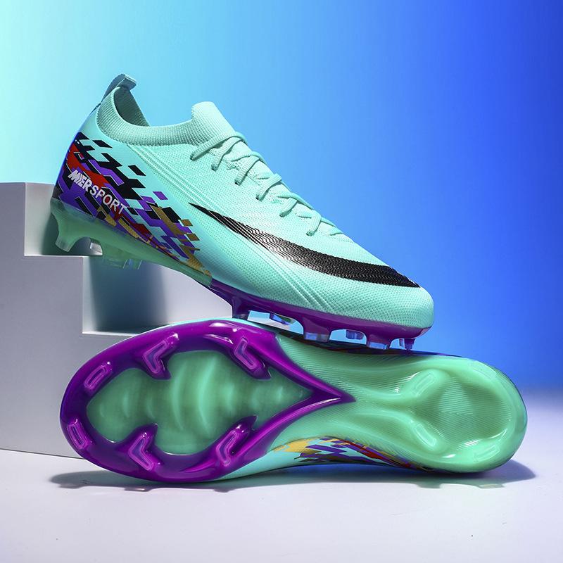 Children's Football Shoes Boys and Teenagers Students Women's Broken Nails Spikes Competition Training Shoes